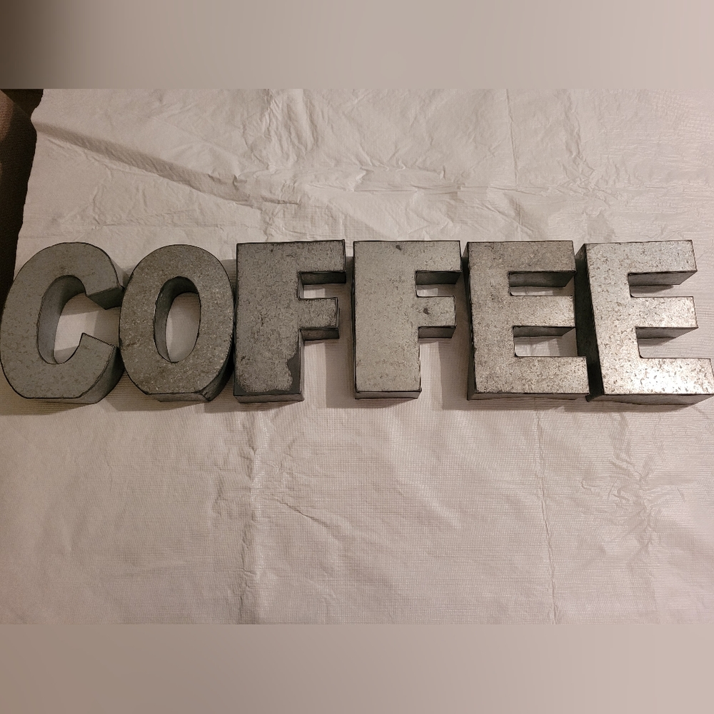 Metal letters